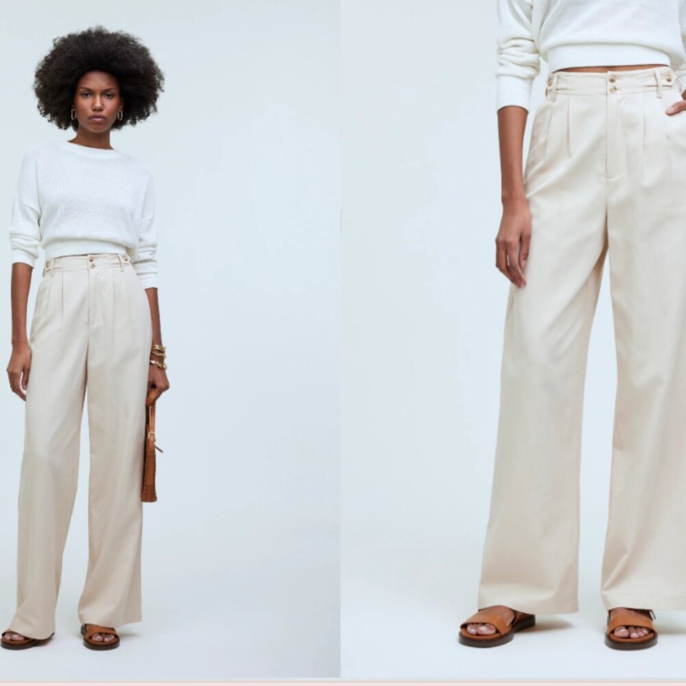 The Harlow Wide-Leg Pant Size 8 in Harvest Moon